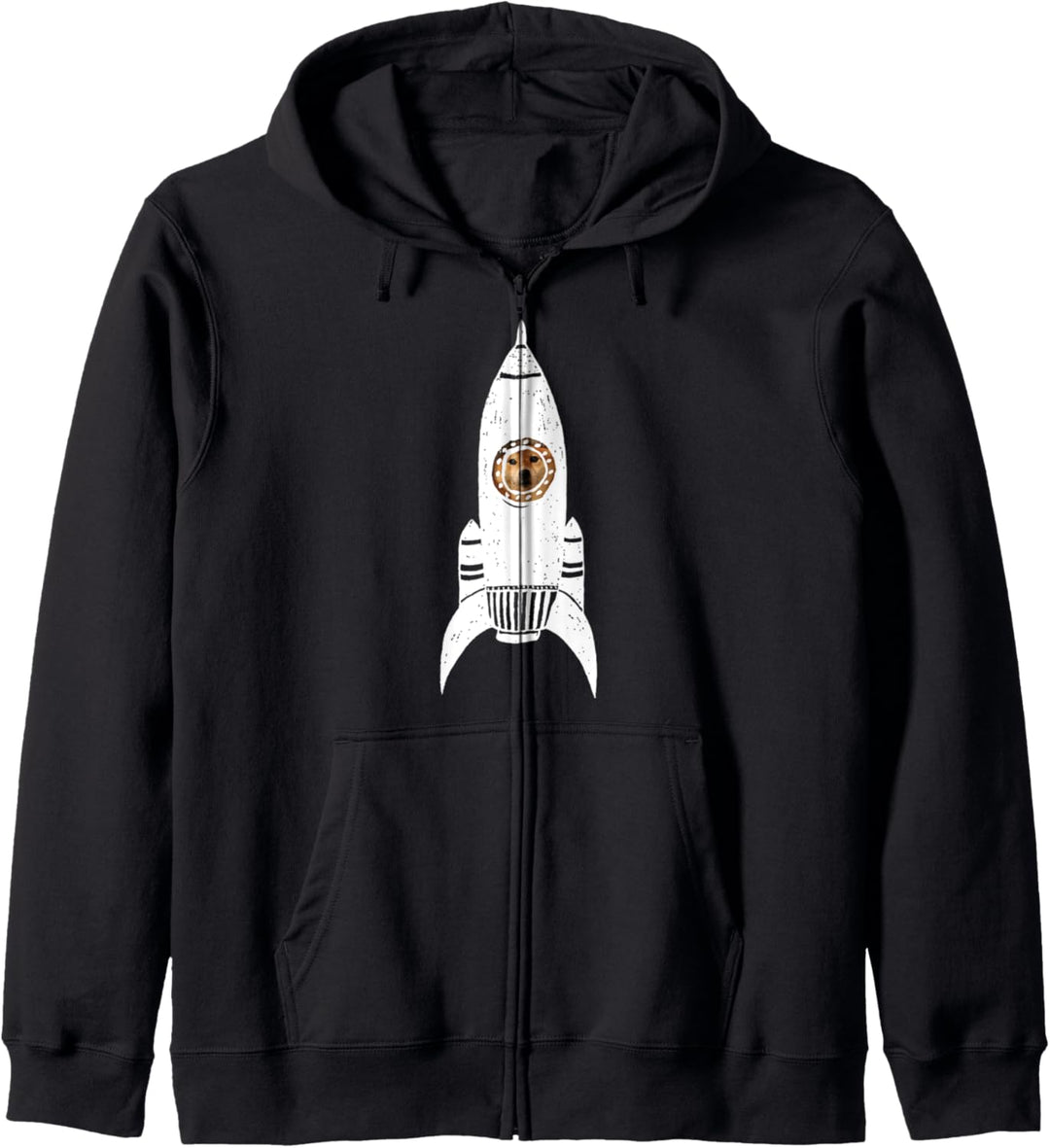 Dogecoin Rocket Ship Lustige HODL Cryptocurrency DogeCoin Kapuzenjacke