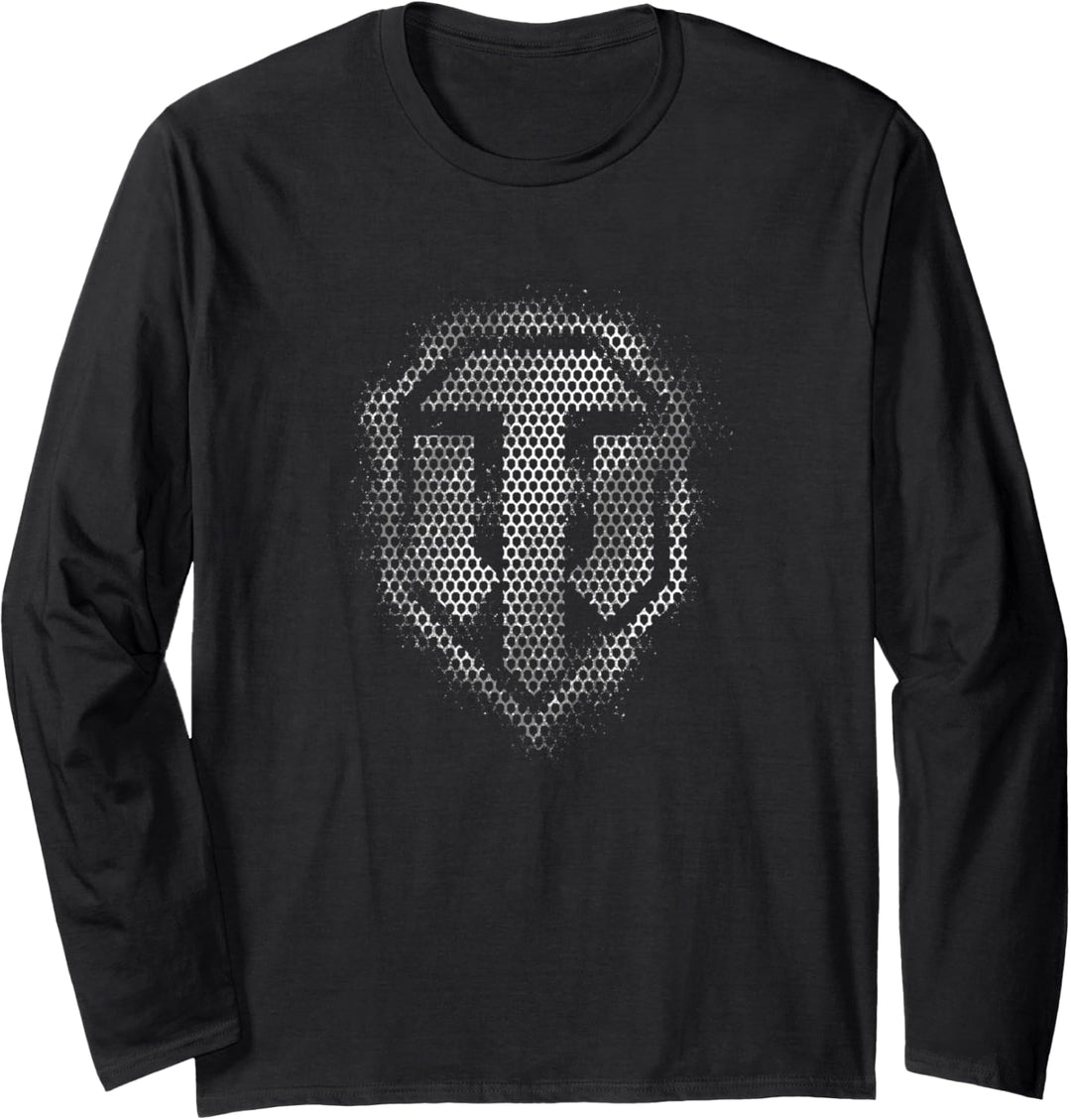 Das World of Tanks Grid-Logo Langarmshirt