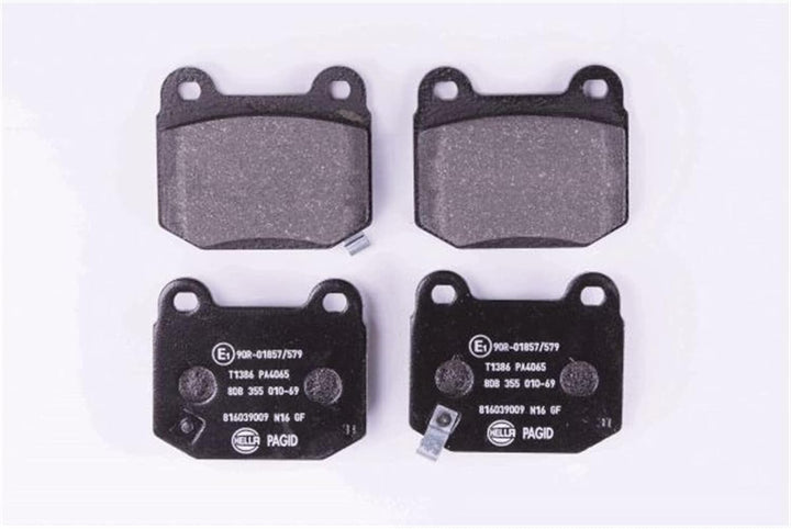 HELLA PAGID 8DB 355 010-691 Bremsbelagsatz - T1386 - Dicke/Stärke: 14.3mm - Bremssystem: Brembo - mi