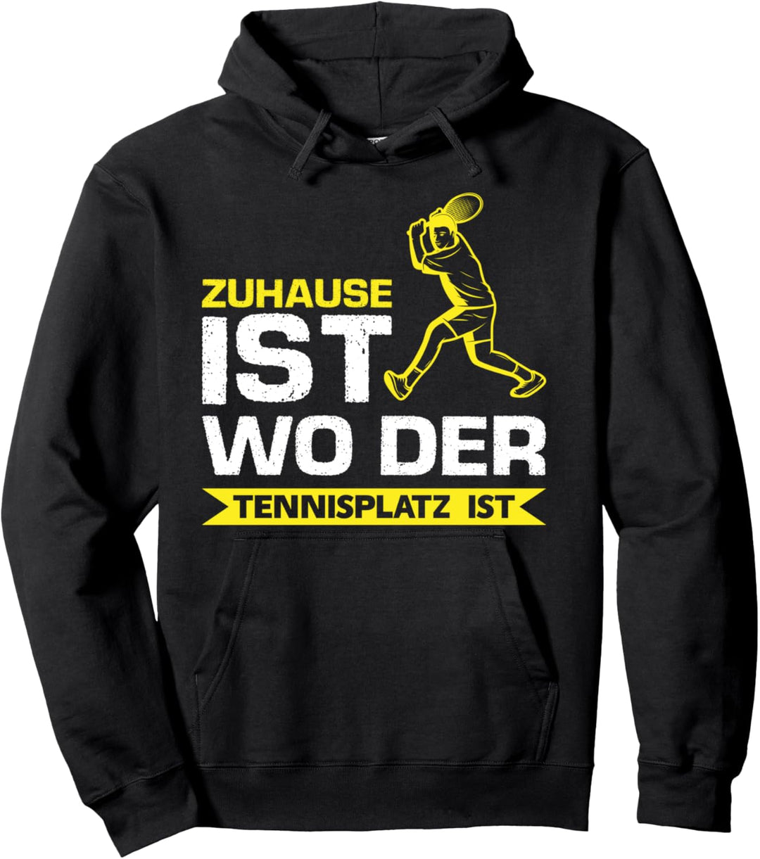 Tennis Tennisspieler Tennisspiel Pullover Hoodie
