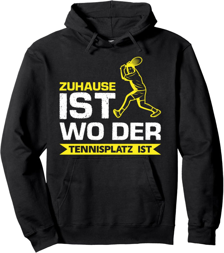 Tennis Tennisspieler Tennisspiel Pullover Hoodie