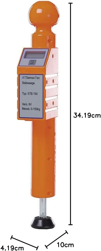 Digitale Stützlastwaage Stb 150, Orange