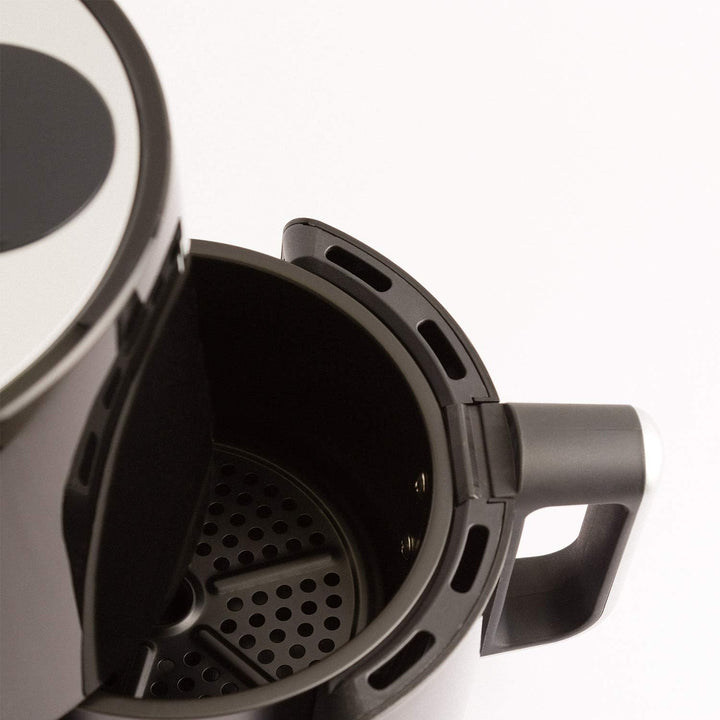 CREATE/FRYER AIR/Heissluftfritteuse 1.5L Schwarz/Antihaft-Korb, automatische Abschaltung, BPA-frei,
