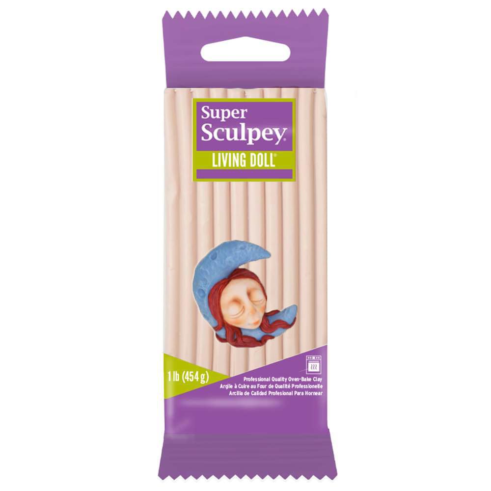 Sculpey Super Polyform ZSLD-3 Living Doll Sandplatz 1 Pound, c1