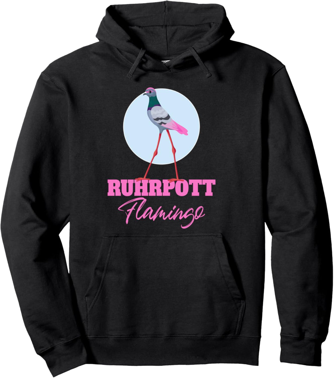 Ruhrpott Flamingo Lustiges Ruhrgebiet Taube Geschenk Pullover Hoodie