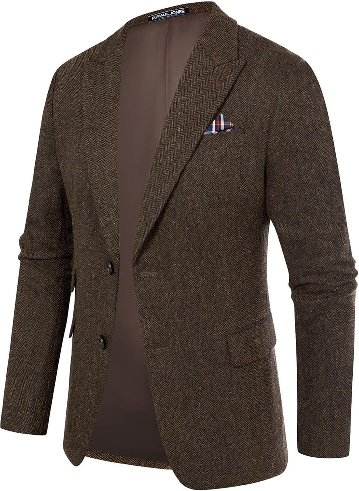 PJ PAUL JONES Sakko Herren Regular Fit British Blazer 2 Knöpfe Modern Business Jackett Blazer M Dunk