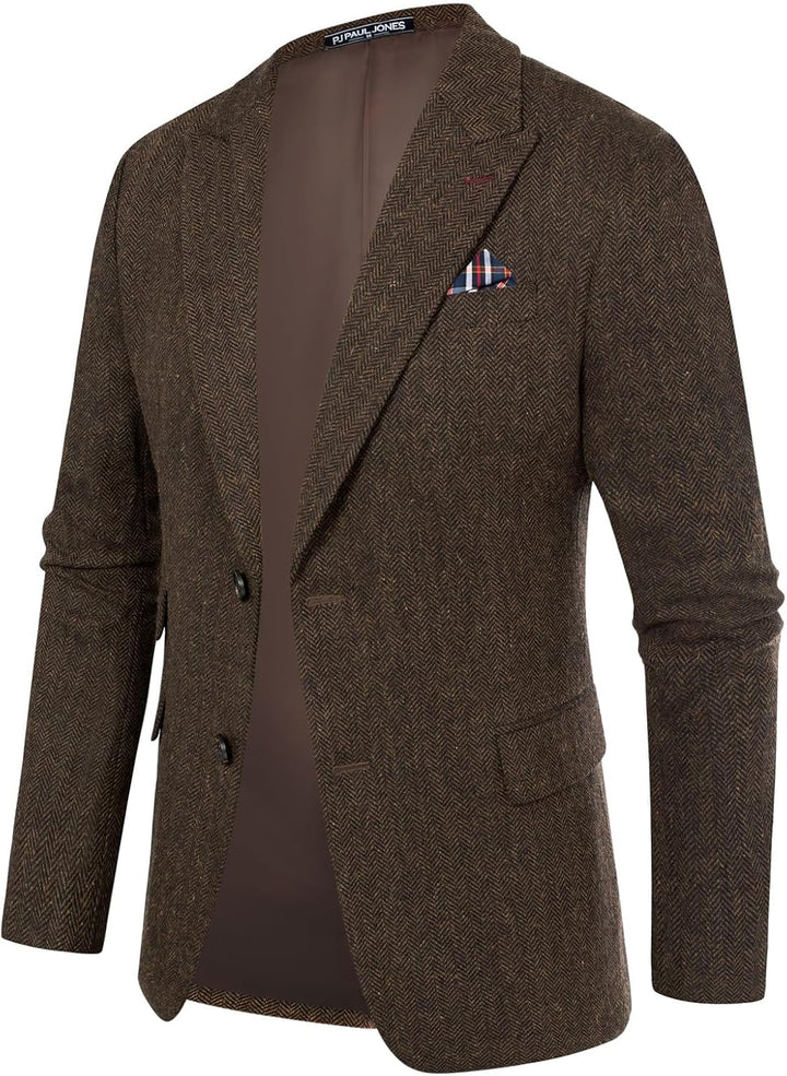 PJ PAUL JONES Sakko Herren Regular Fit British Blazer 2 Knöpfe Modern Business Jackett Blazer M Dunk