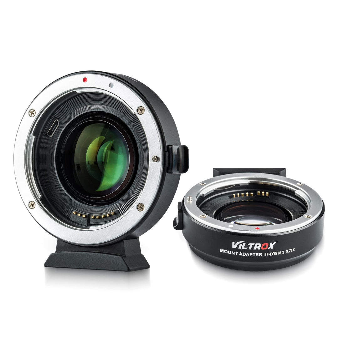 VILTROX EF-EOS M2 Speedbooster 0,71 x Autofokus-Objektiv Halterungsadapter Kompatibel mit Canon EF-O