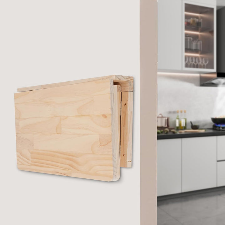 Wandmontierter Klapptisch Aus Massivholz, Klapptisch Wandtisch, Wandklapptisch, Kleiner Wandtisch fü
