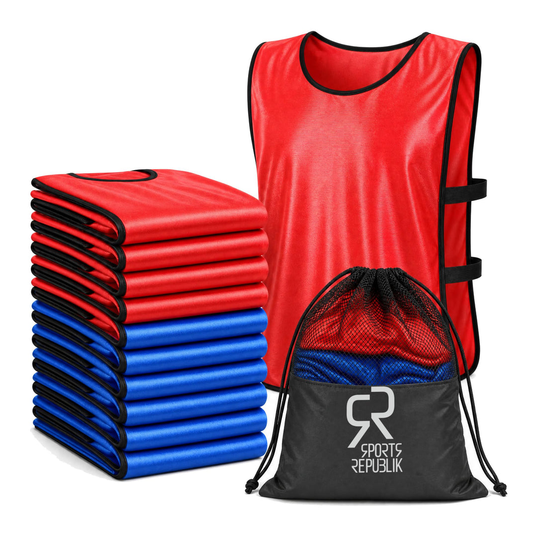Sporttrikot für Kinder, Junioren und Erwachsene (12er Pack) Perfekt für Basketball, American Footbal