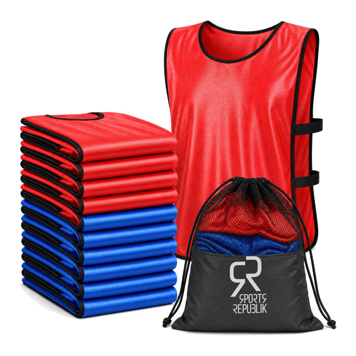 Sporttrikot für Kinder, Junioren und Erwachsene (12er Pack) Perfekt für Basketball, American Footbal