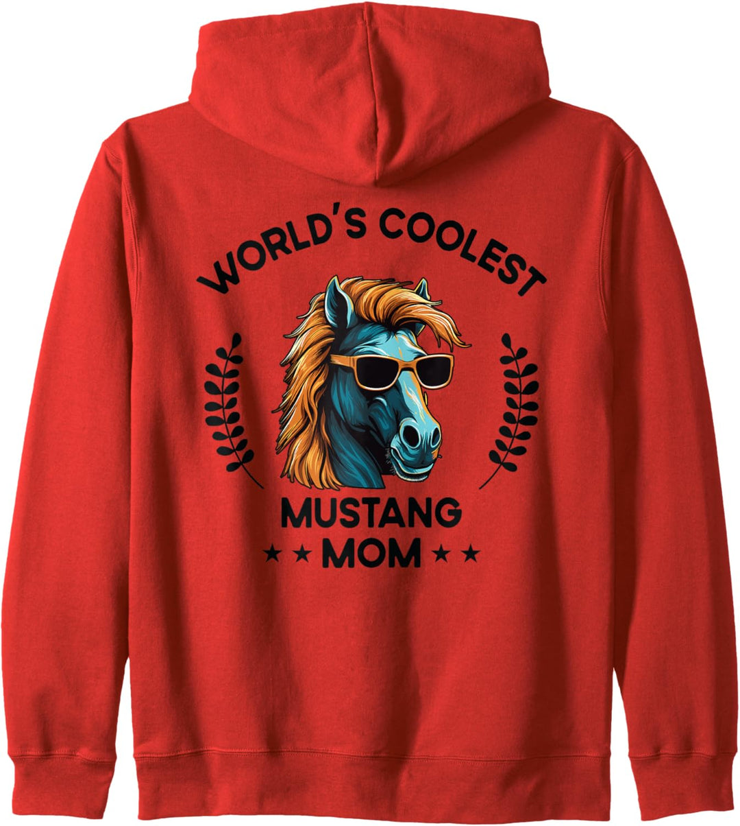 Das coolste Pferd der Welt Mama Mama - Farmer Mustang Horse für Damen Kapuzenjacke