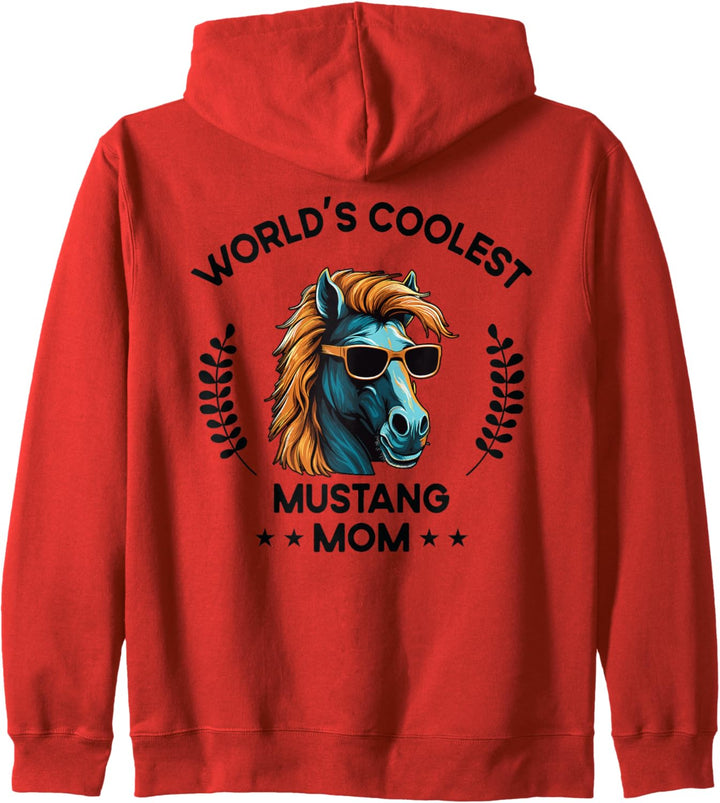 Das coolste Pferd der Welt Mama Mama - Farmer Mustang Horse für Damen Kapuzenjacke
