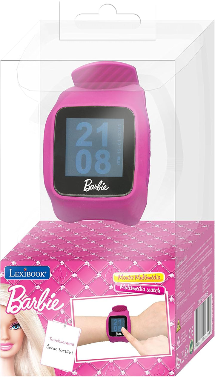 Lexibook DMP200BB Barbie Multimedia Uhr mit Touchscreen pink