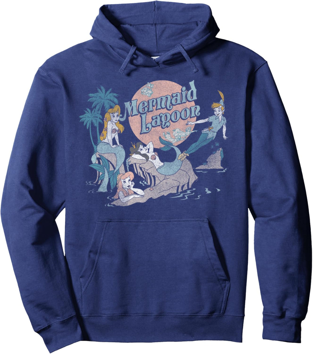 Disney Peter Pan Mermaid Lagoon Group Shot Pullover Hoodie