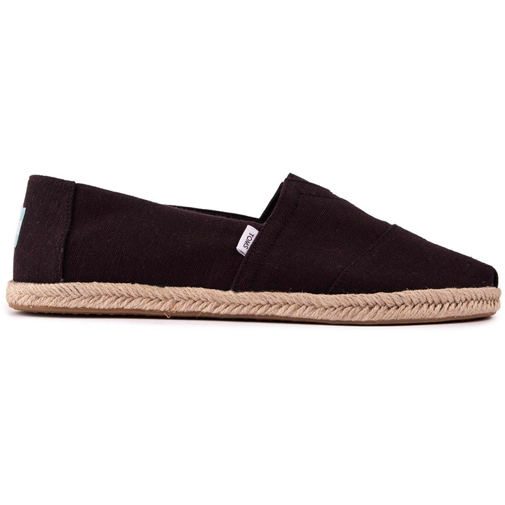 TOMS Herren Alpargata Rope Espadrilles Schuhe Schwarz 41 EU Total Black, 41 EU Total Black