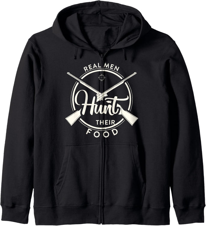 Coole Jagd Echte Männer Jagd Ihr Essen Design Für Hunter Kapuzenjacke