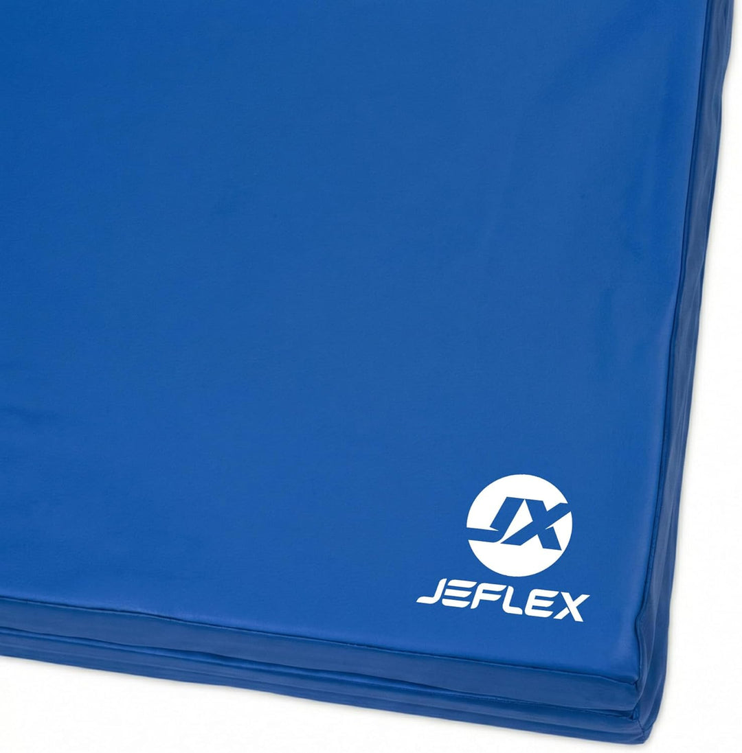 Jeflex - klappbare Weichbodenmatte & Turnmatte 210 x 100 x 8 cm MADE IN GERMANY/Gymnastikmatte tragb