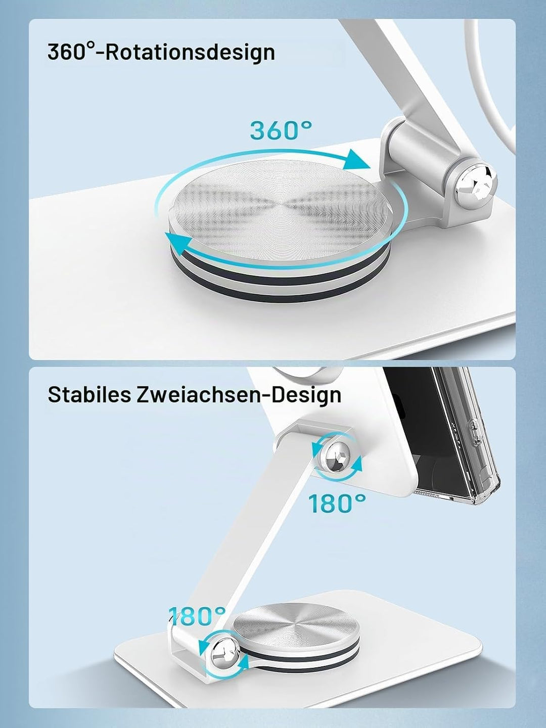 Magnetisches Kabelloses Ladegerät für Samsung Galaxy S25 Ultra/S24, Klappbarer Reise Mag Safe Ladest