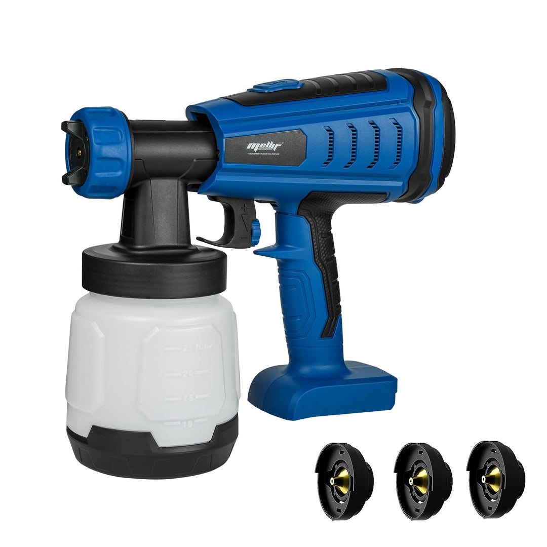 Mellif Akku Farbsprühsystem für Bosch professional 18V Akku, Farbsprühgerät Akku mit 800 ml Behälter