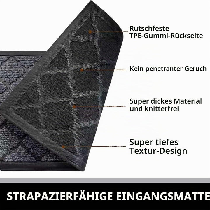 Qingbei Rina Grosse Fussmatten für den Aussenbereich, strapazierfähig, 60 x 90 cm, Vordertürmatte, A