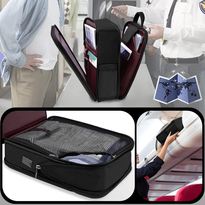 ZINZ Schlanker Laptop Rucksack 15,6 Zoll mit Variabler Kapazität, Diebstahlsicherer Business Tagesru