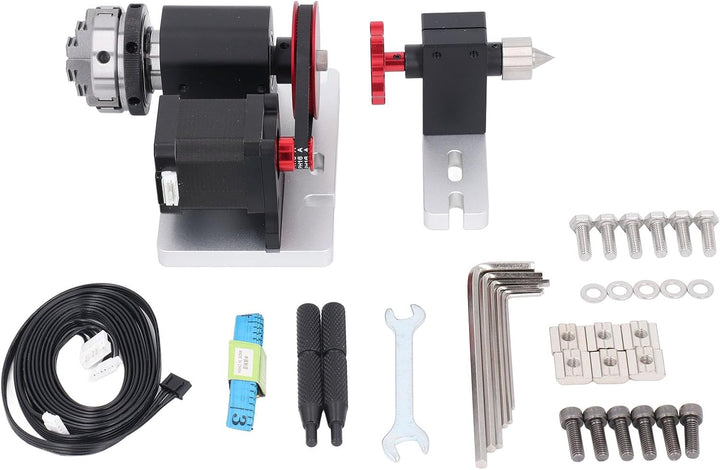 CNC-Drehmodul-Kit, CNC-Drehachse 4. Achse, Riemenuntersetzungsverhältnis: 4:1, Futterdurchmesser 4 M