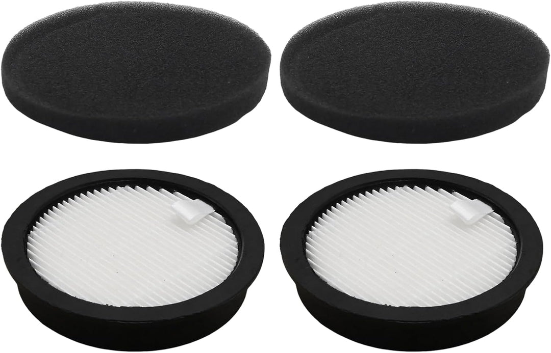 2er-Pack HEPA Ersatzfilter Set, 2 Filter mit 2 Schwämmen, Zubehör für Laresar Elite 3 Akku Staubsaug
