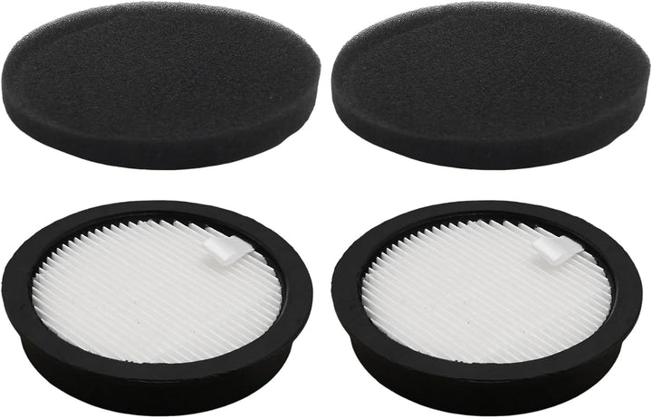 2er-Pack HEPA Ersatzfilter Set, 2 Filter mit 2 Schwämmen, Zubehör für Laresar Elite 3 Akku Staubsaug
