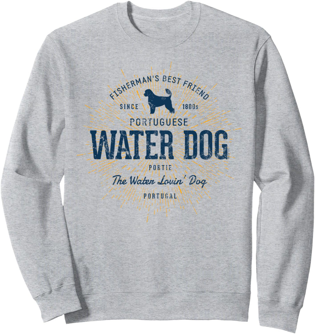 Portuguese Water Dog Vintage Portugiesischer Wasserhund Sweatshirt
