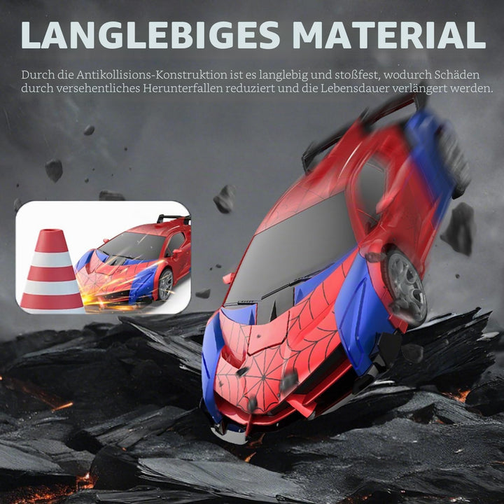 Ferngesteuertes Auto RC Transform Spielzeug ab 4 5 6 7 8 9 Jahre Junge Mädchen, 2.4G 360° Drehung 2
