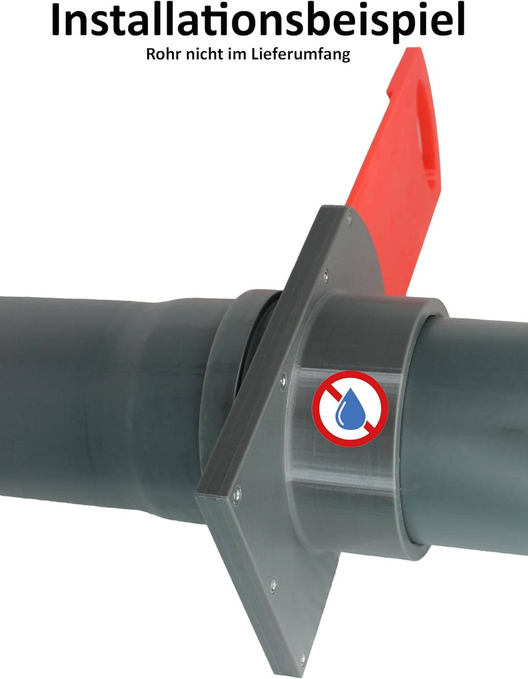 GENERIC 110 mm Luft-Absperrschieber mit Muffe | Blastgate | PETG | Werkstattabsaugung | Absauganlage