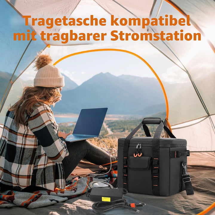 Trunab Wasserdichte Tragetasche Kompatibel mit Jackery Explorer 300/500/1000/1000Pro/ECOFLOW River 2