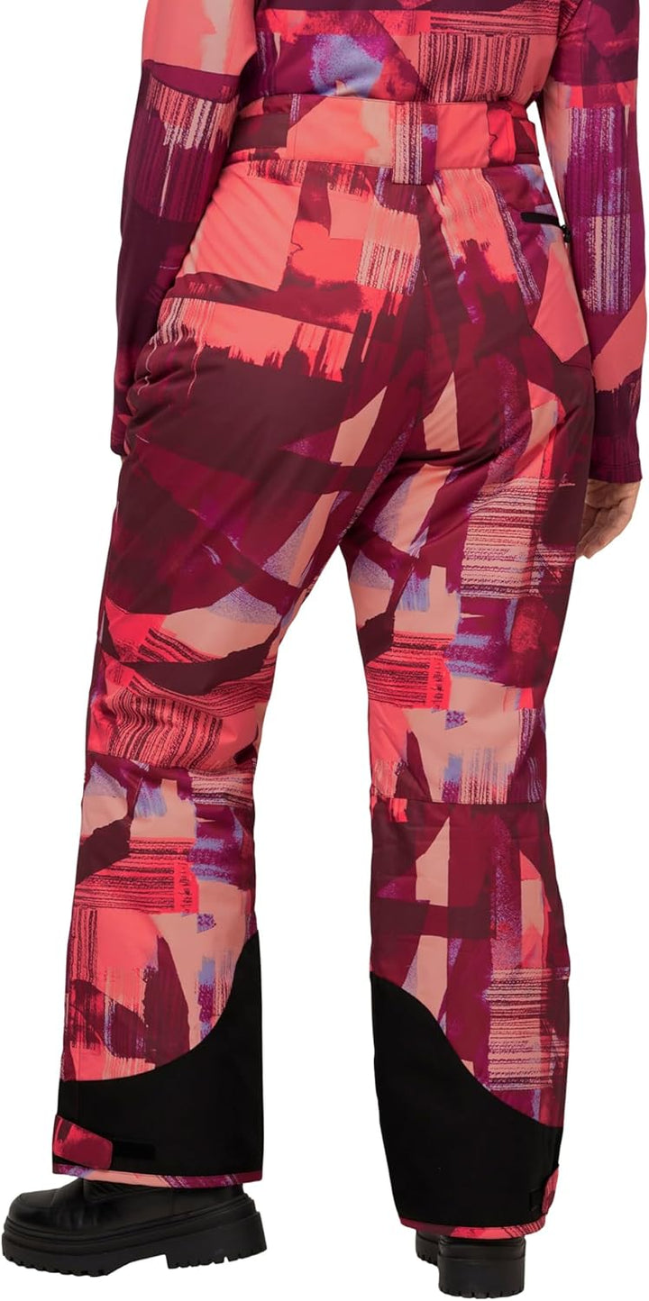 Ulla Popken Damen Skihose Bergaquarelldruck, Wasserdicht Hose, 42
