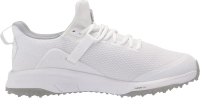 PUMA Herren Fusion Evo Golfschuh 40.5 EU Weit Puma White Quarry, 40.5 EU Weit Puma White Quarry