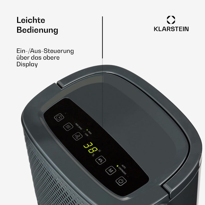Klarstein Luftentfeuchter &amp; Luftreiniger Elektrisch, 10 L Raumentfeuchter Klein für Wohnung Schlafzi