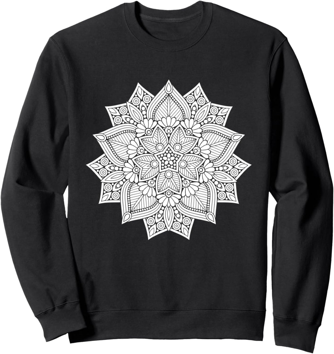 Mandala Meditation Mantra Chakra Yoga Buddhismus Geschenk Sweatshirt