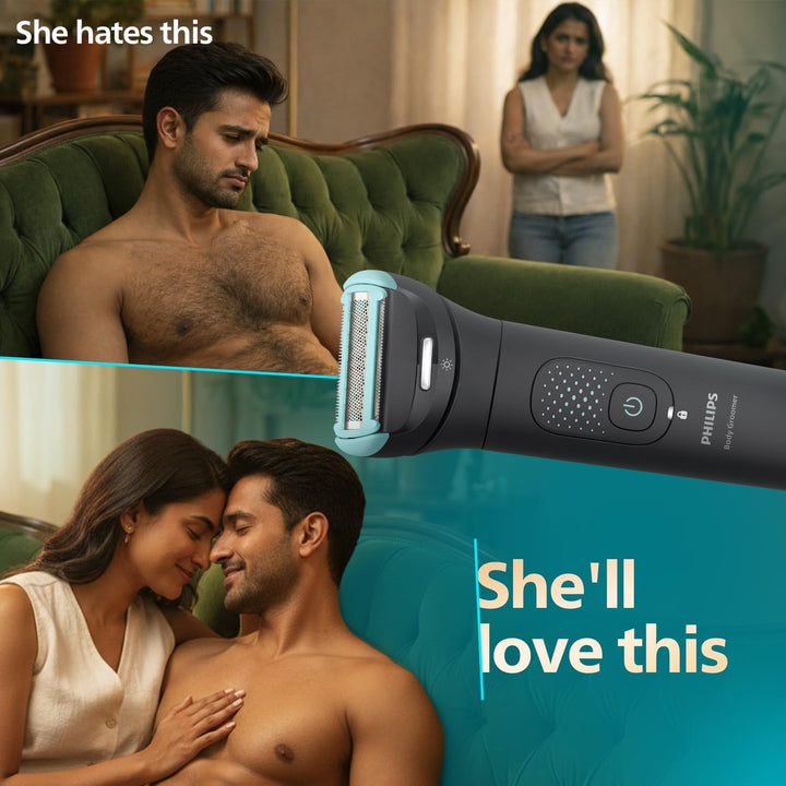 PHILIPS MULTIGROOM RASOIO CORPO BG7470/15 Wet Dry Serie 7000O