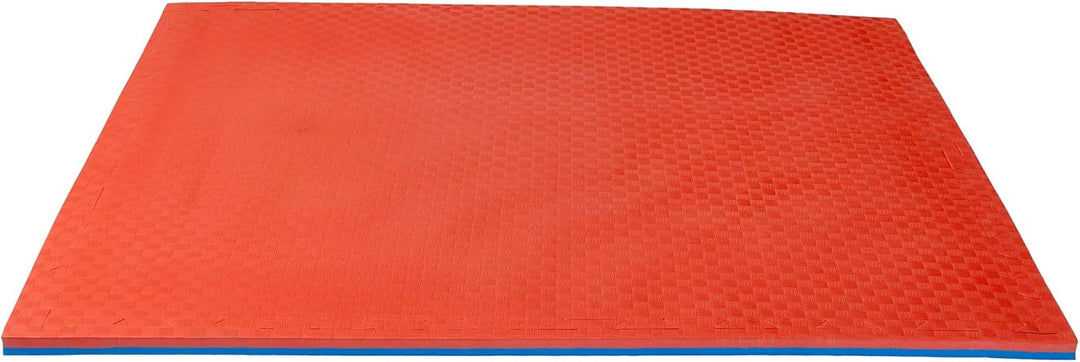 Ju-Sports Puzzlematte Checker 2 cm rot/blau Wendematte