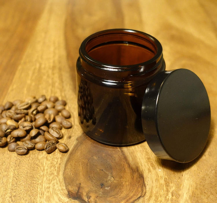 Comandante Ersatzglas mit Deckel (2 STK.) für C40 MK3 Kaffeemühle (1 x Transparent | 1x Braunglas),