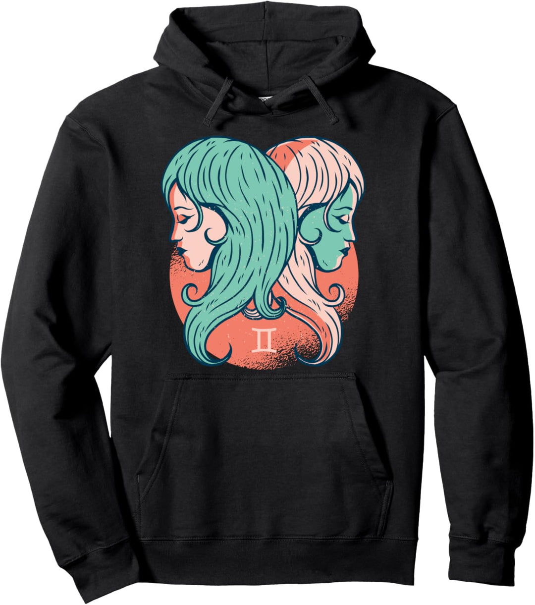 Zwillinge Geburtstag Sternzeichen Mai Unterzeichnen Pullover Hoodie