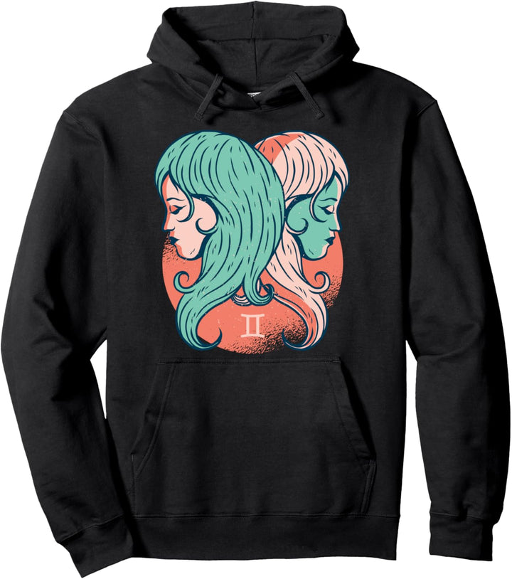 Zwillinge Geburtstag Sternzeichen Mai Unterzeichnen Pullover Hoodie