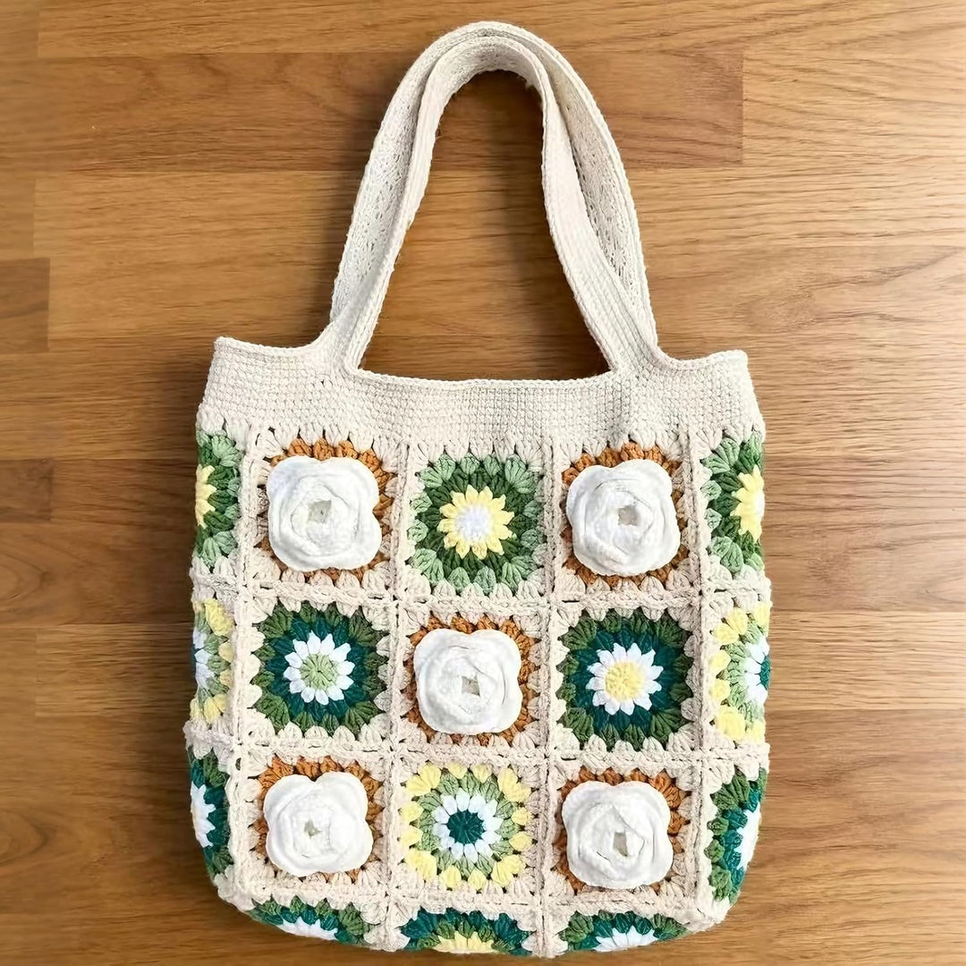 Snovire Häkeltasche Set für Anfänger, Komplettes Häkel Set zum Taschen Häkeln, Wolle für Taschen Häk