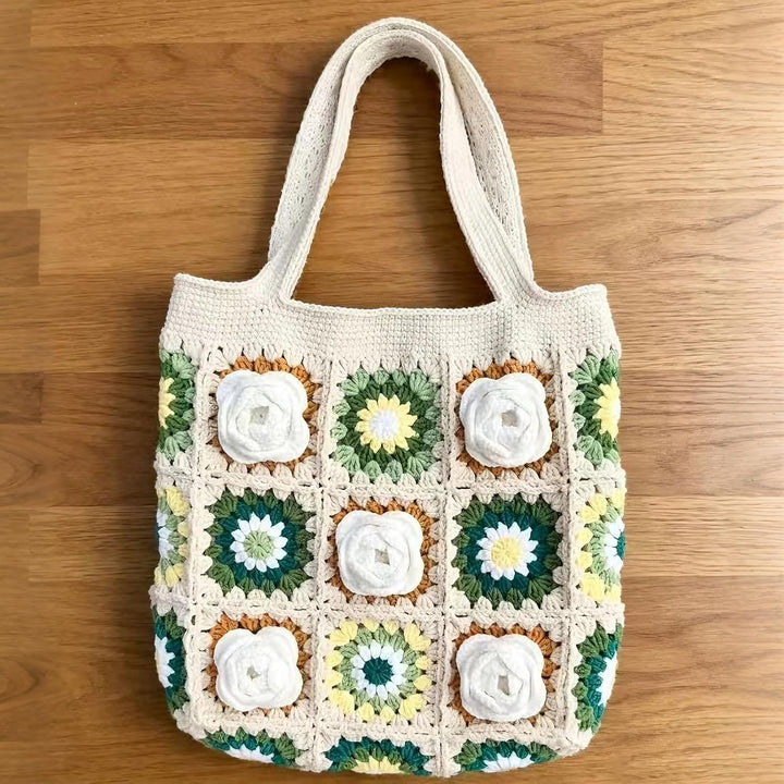Snovire Häkeltasche Set für Anfänger, Komplettes Häkel Set zum Taschen Häkeln, Wolle für Taschen Häk