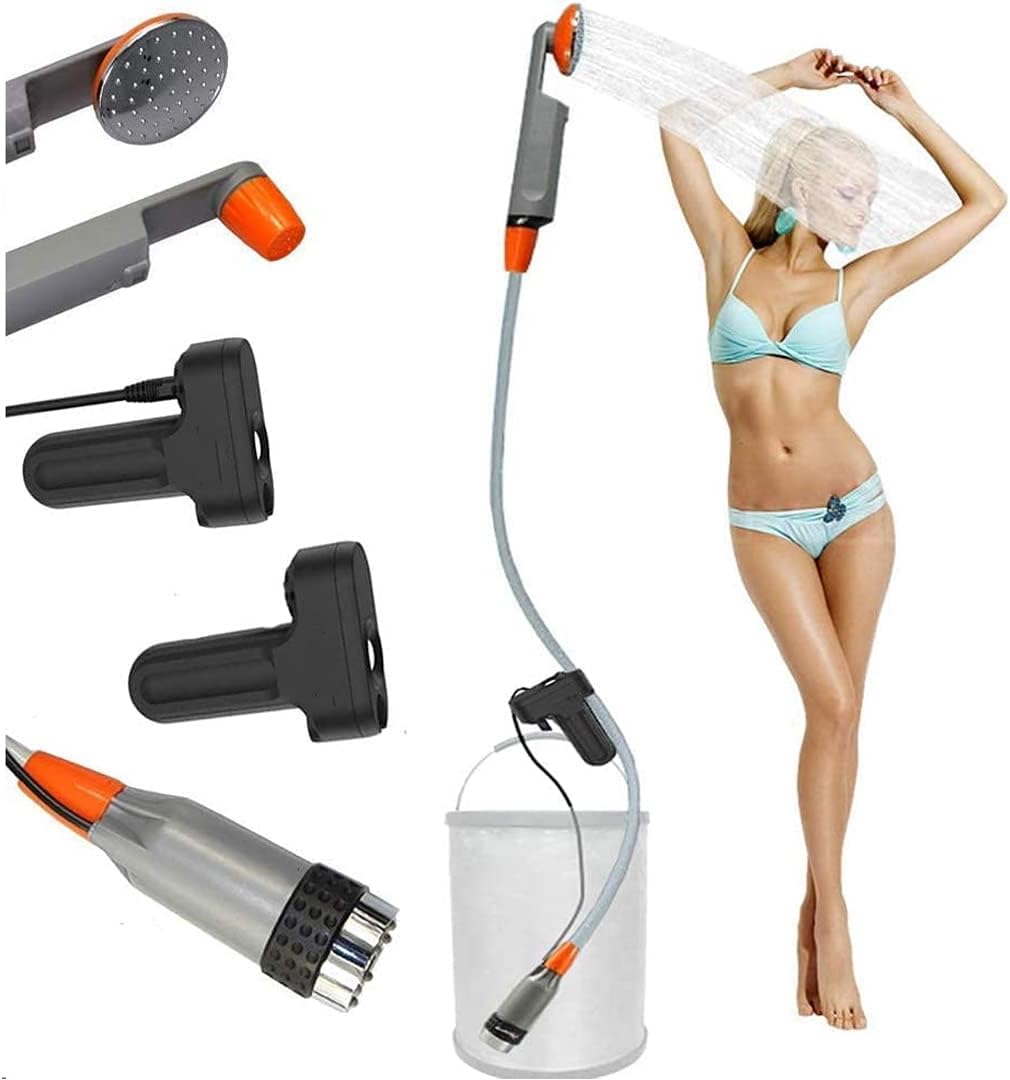 Zooma Campingdusche mit Pumpe, Camping Dusche Outdoor, Gartendusche Dusche Draussen, Portable Dusche