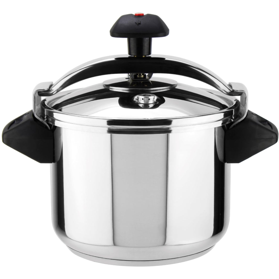 Magefesa Inoxtar – Traditioneller Schnellkochtopf 8L, Edelstahl 18/10, Induktion, Gesundes Kochen, D