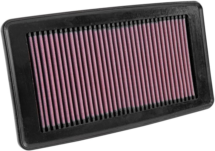 K&N 33-5041 Waschbarer und wiederverwendbarer KFZ Luftfilter, Red, Rot