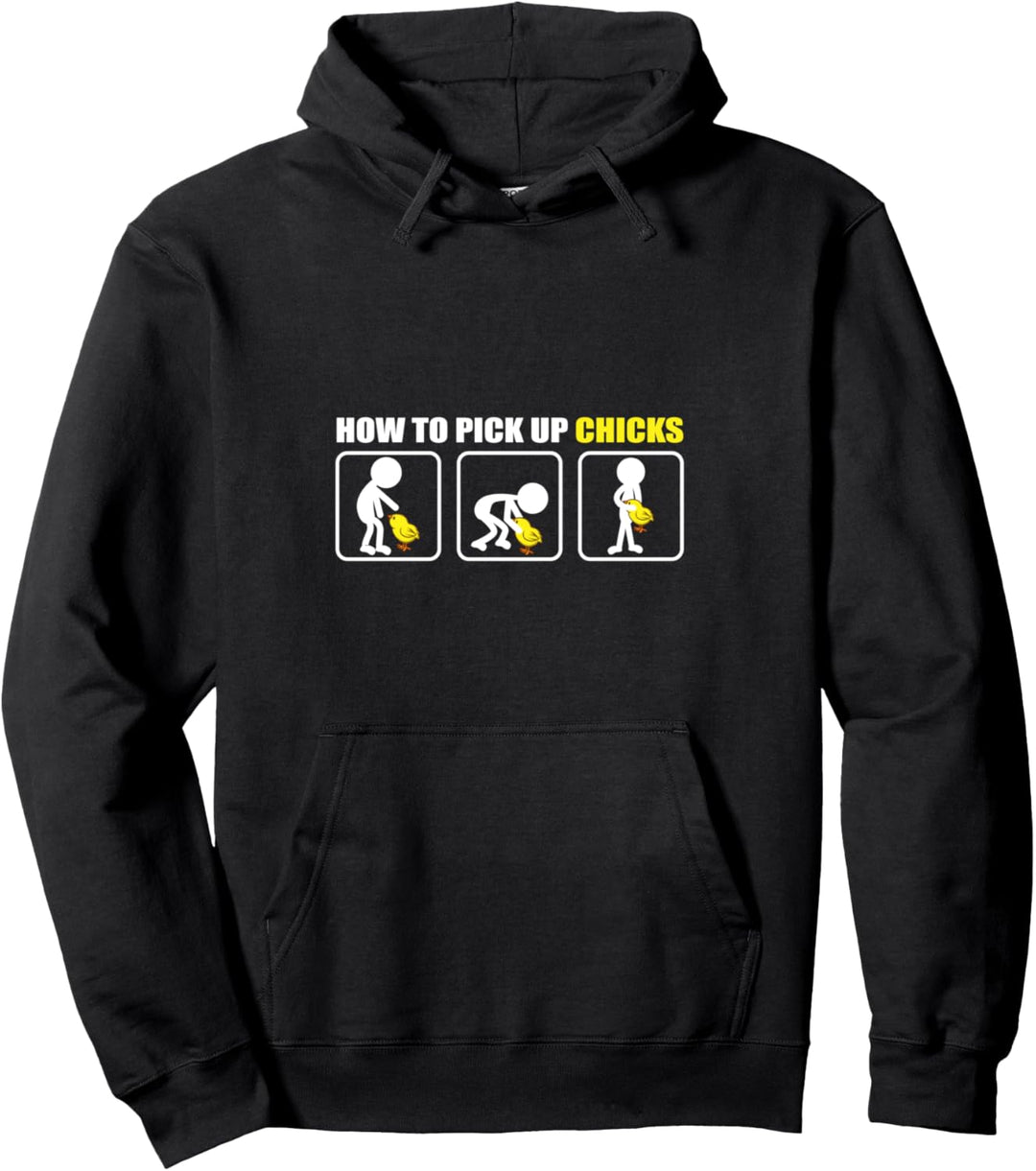 How to pick up chicks Sarkastischen und Joker Pullover Hoodie