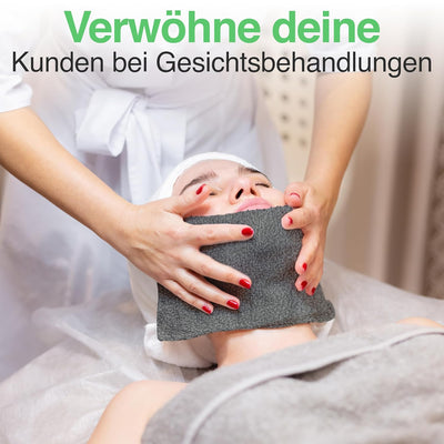 Kosmetik Kompressentuch Mikrofaser 25 x 70 weich flauschige Premium Kompressen Tücher für Studio & W