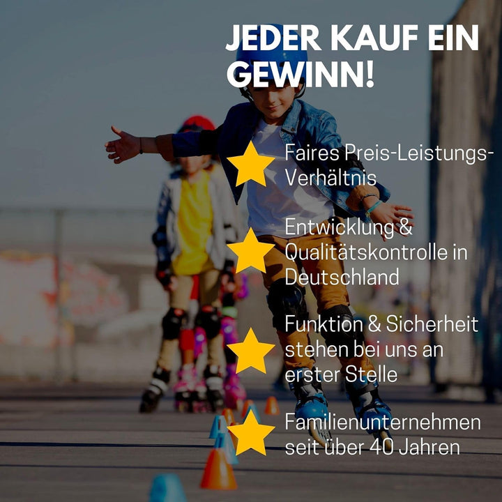 Best Sporting Inline Skates Erwachsene &amp; Jugendliche I Rollschuhe Grösse 37-41 I Breitenverstellung